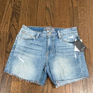 Joe's Jeans Light Blue Distressed Denim Shorts